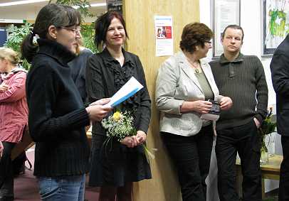 Frau Dr. Jutta Hoffman whrend ihrer Laudatio