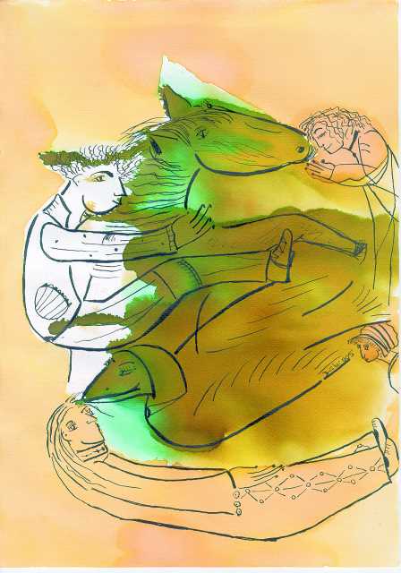 9. Illustration zur fiktiven Geschichte Traumtnzer
